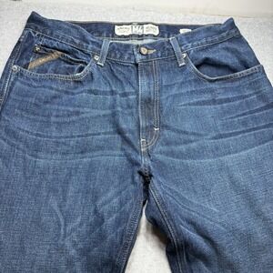 Ariat M4 Jeans Relaxed Boot Cut Legacy Pants Blue Denim Western 35x36(32x35)